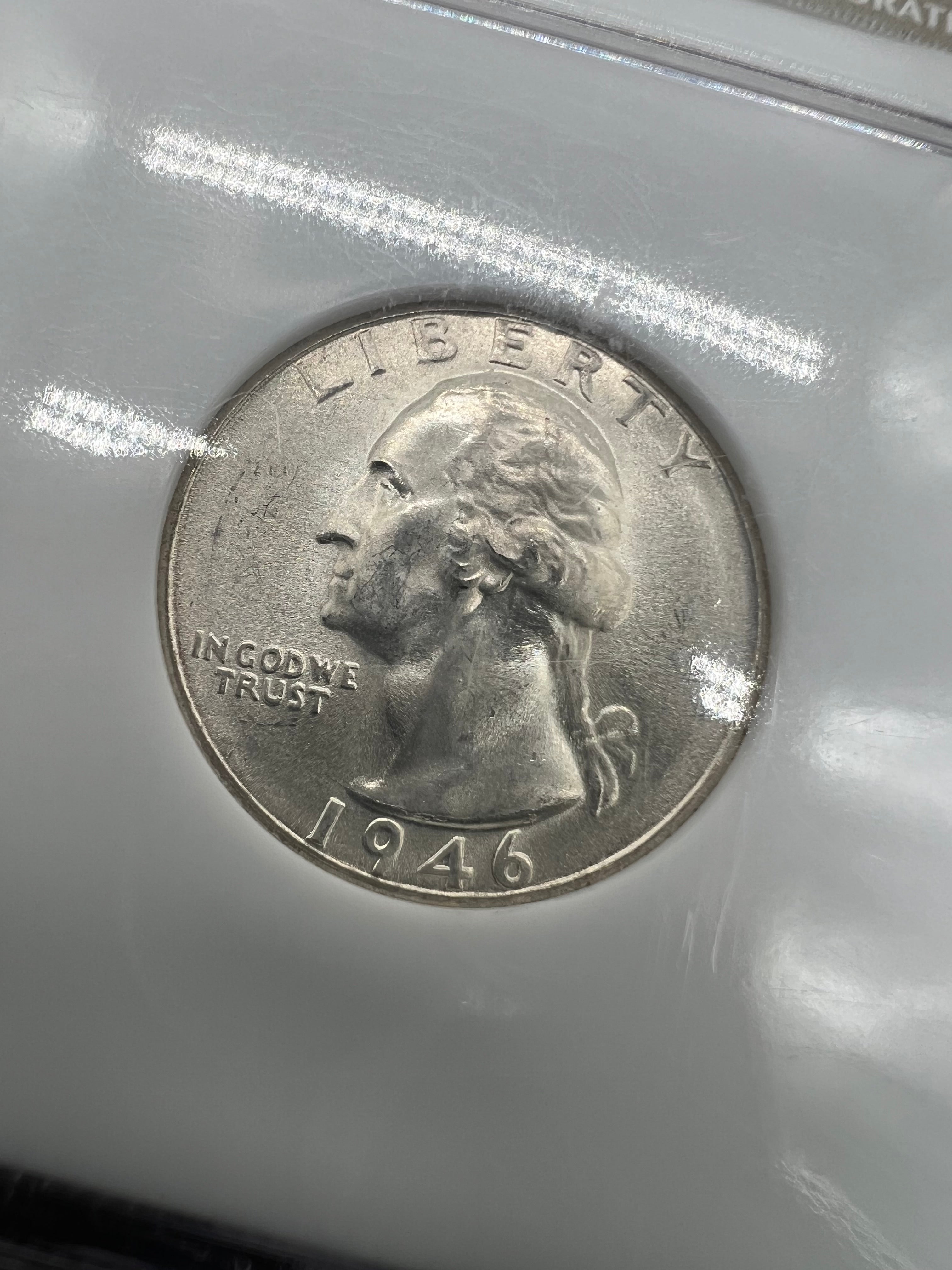 1946-S MS66 Washington Quarter NGC