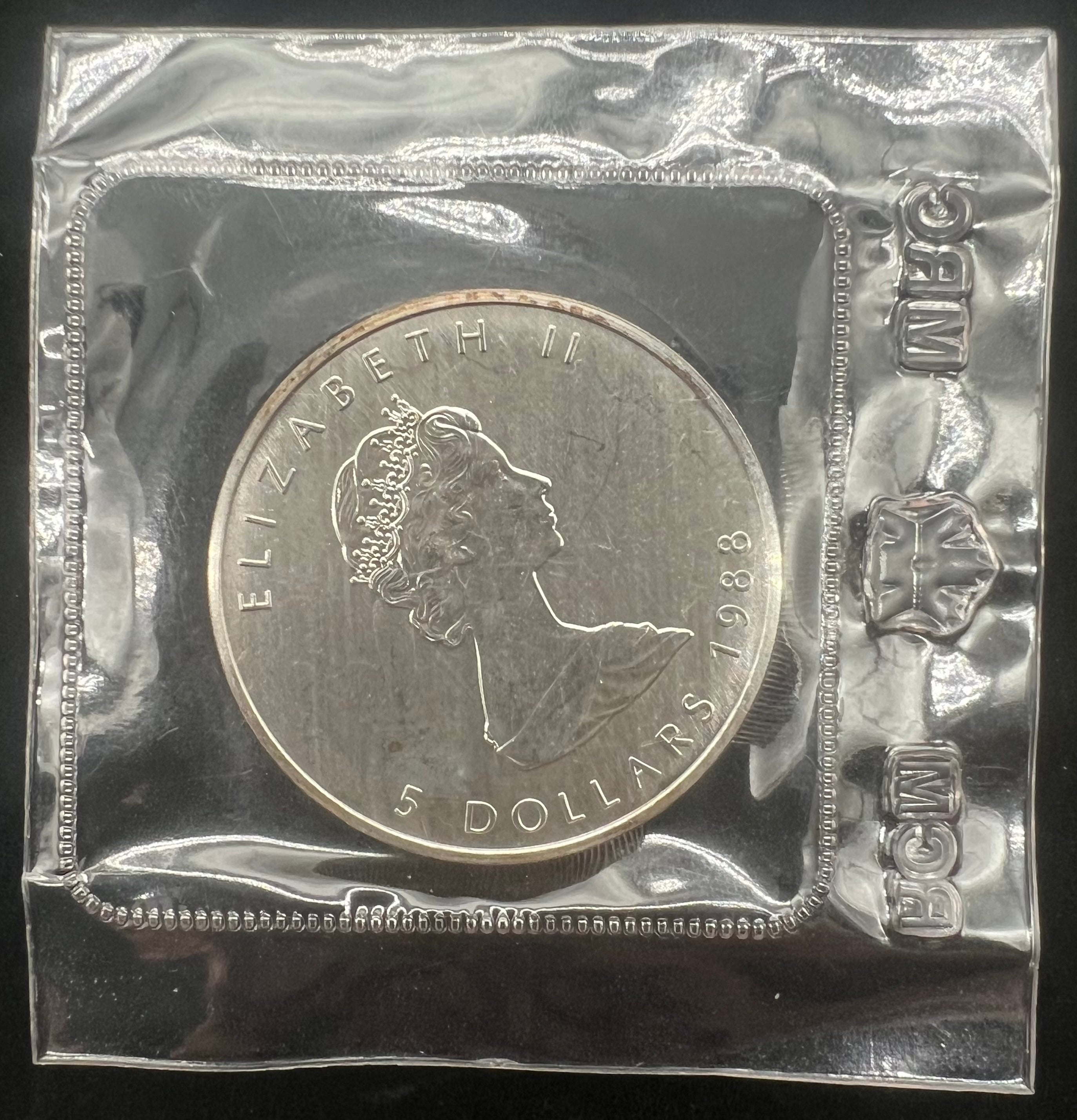 1988 Canada Maple Leaf In Original Mint Packaging