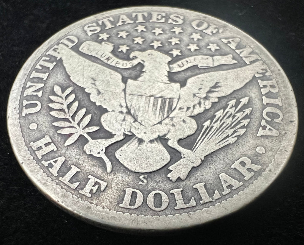 1913-S Barber Half Dollar