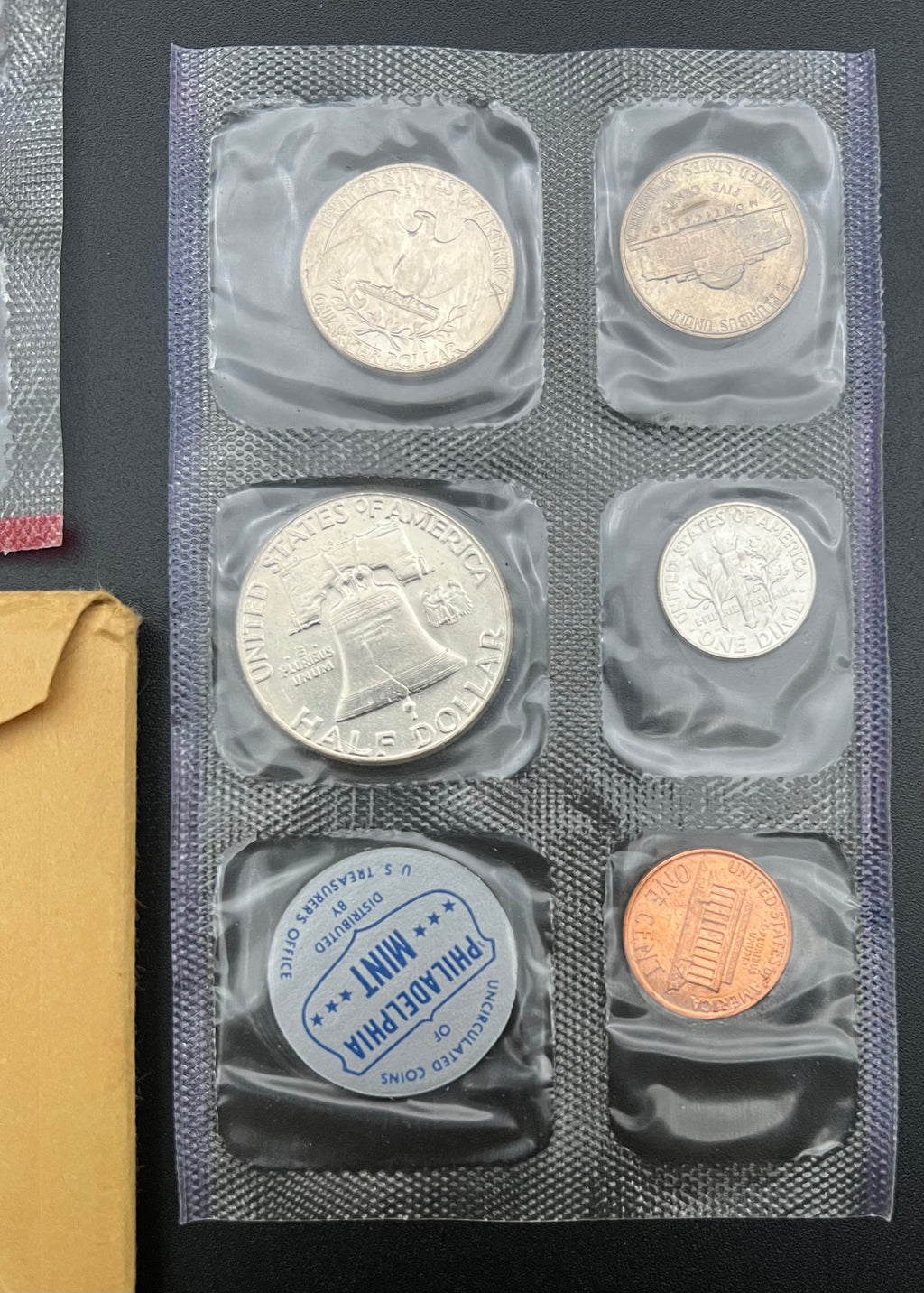 1960 Uncirculated Mint Set Philadelphia & Denver 90% Silver
