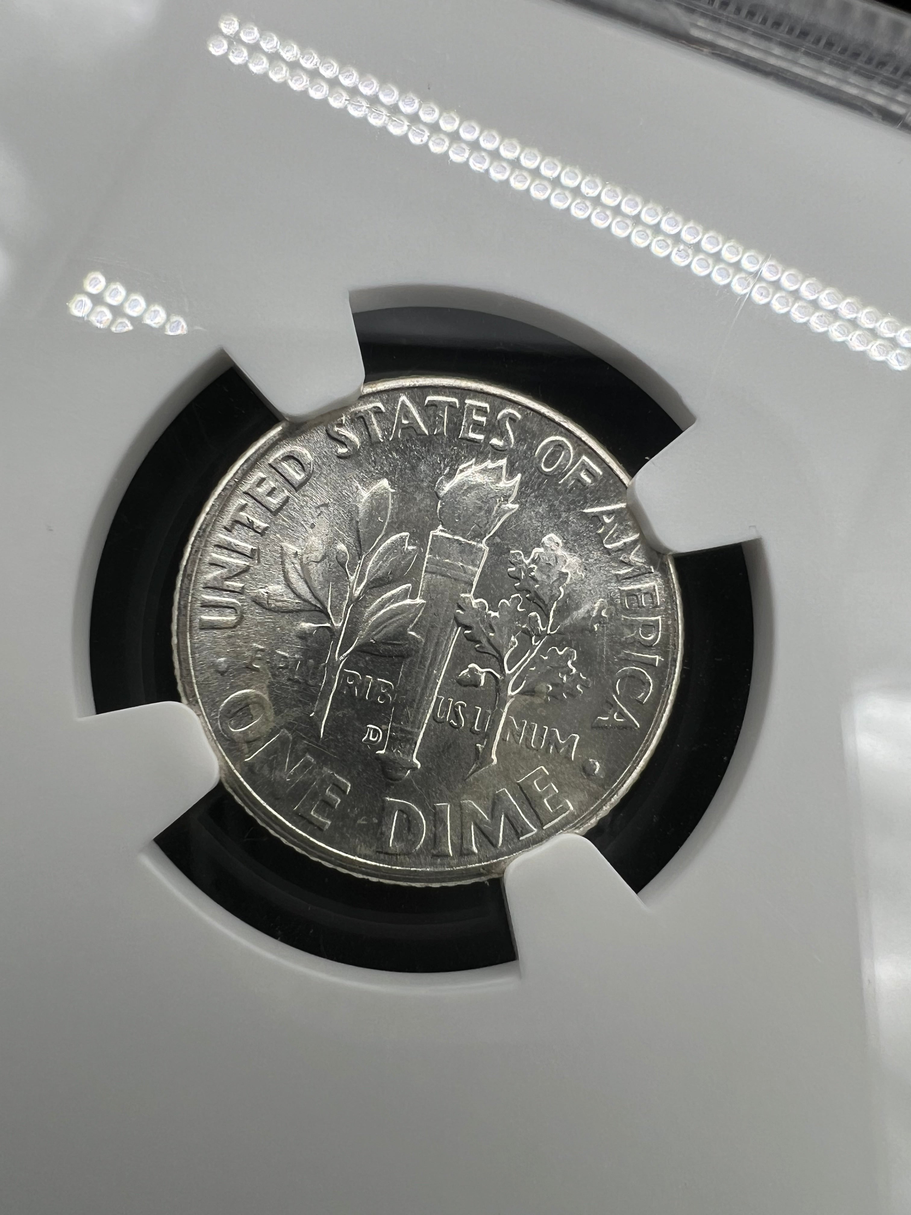 1955-D MS66 FT Roosevelt Dime NGC