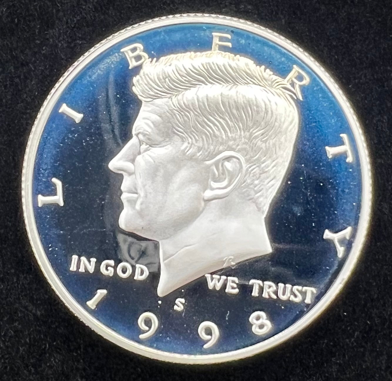 1998-S Silver Proof Kennedy Half Dollar