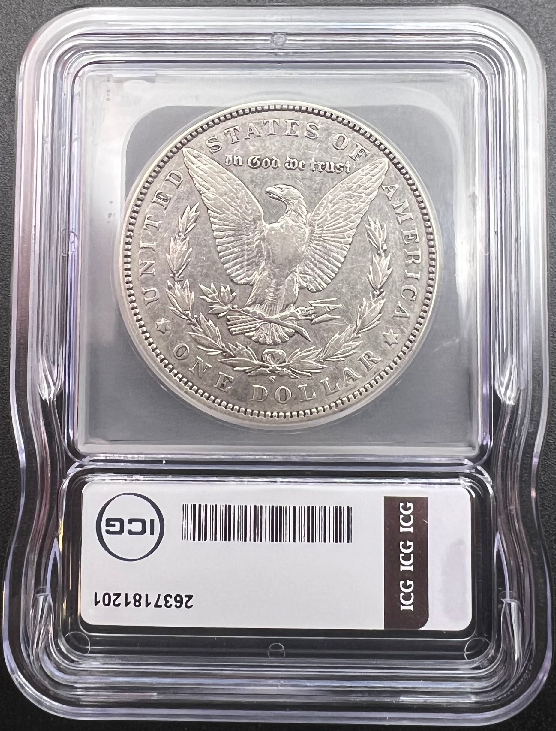 1895-S EF40 Details Morgan Silver Dollar ICG
