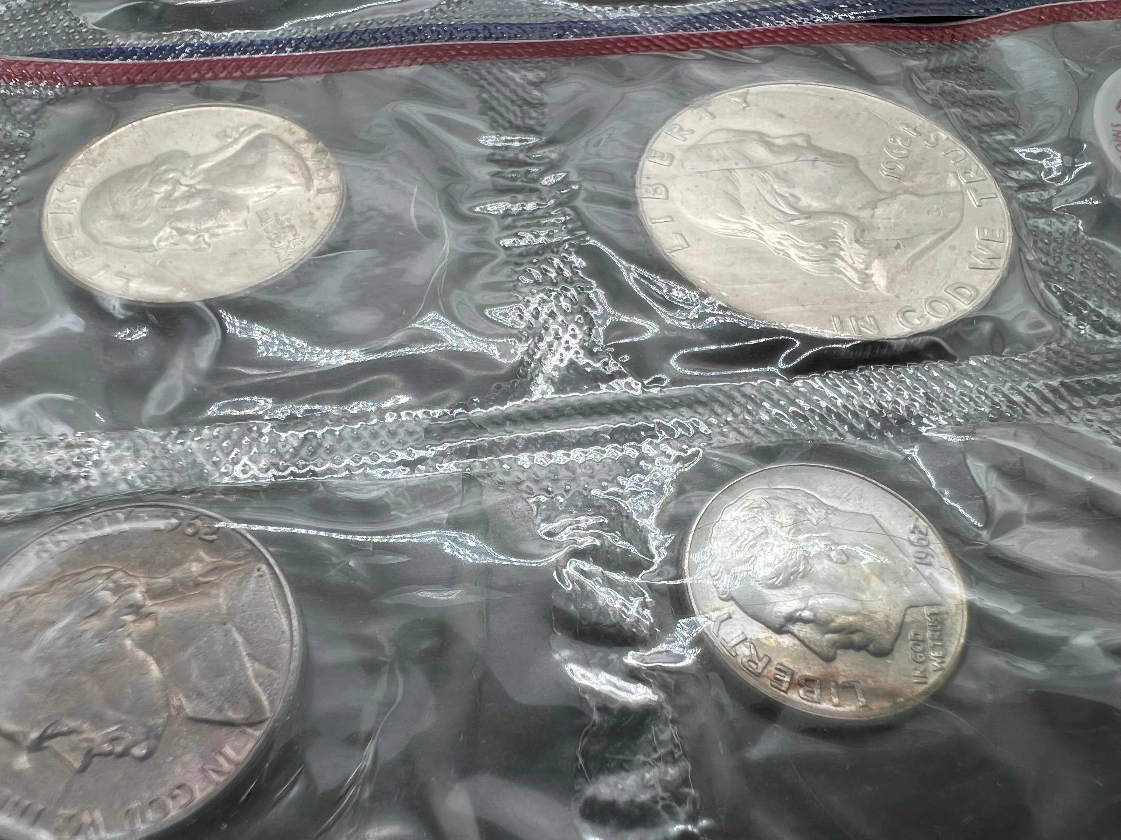 1962 Uncirculated Set P&D 90% Silver