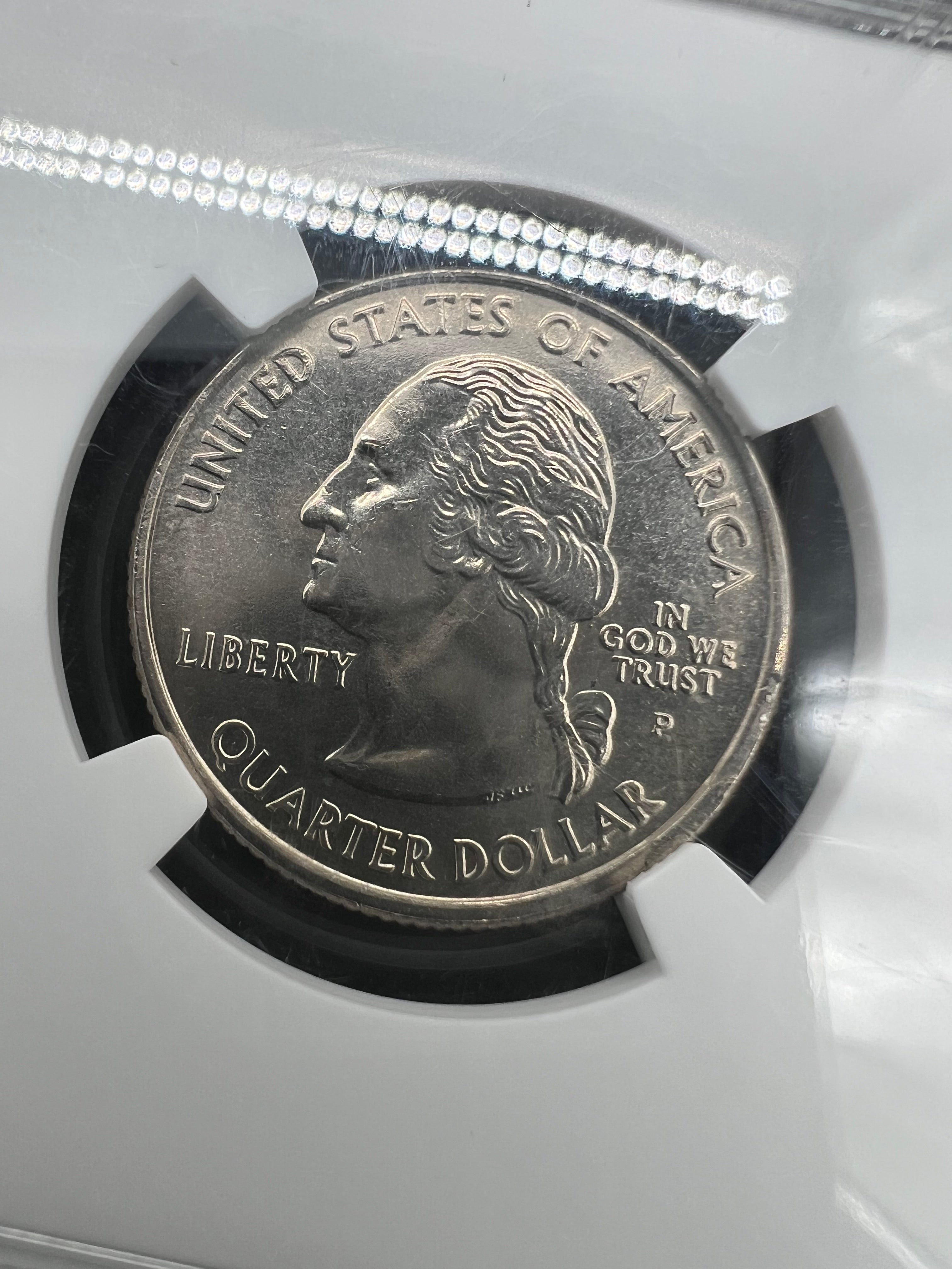 The Greene Find Mint Error MS66 2005 P West Virginia Quarter NGC