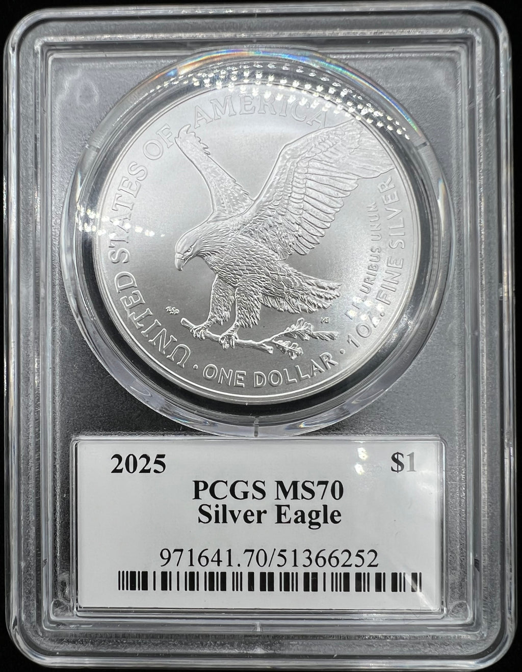2025 MS70 American Silver Eagle PCGS