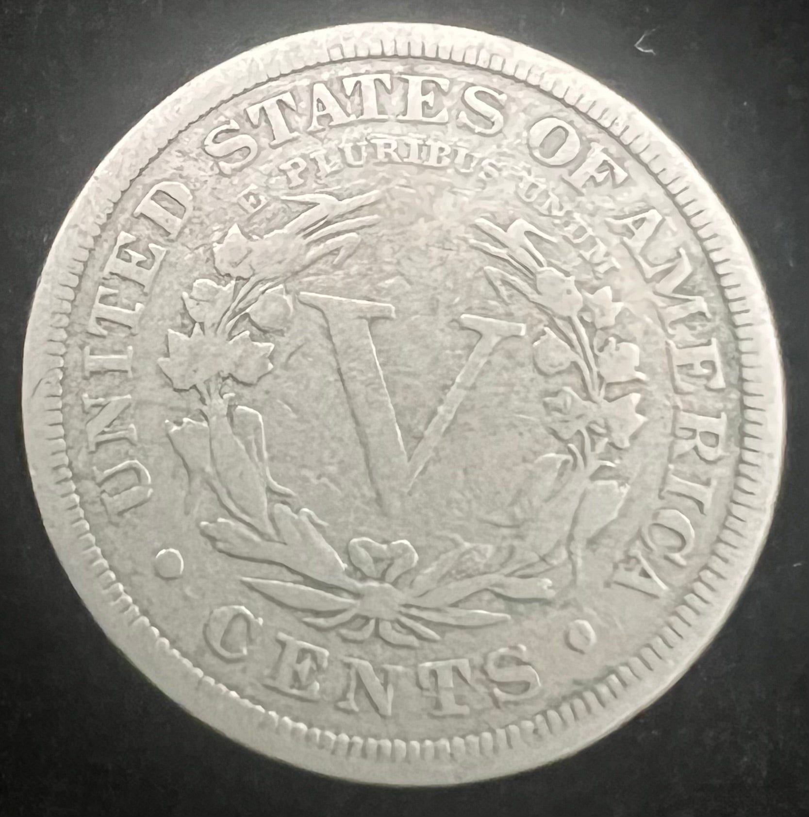1884 V Nickel