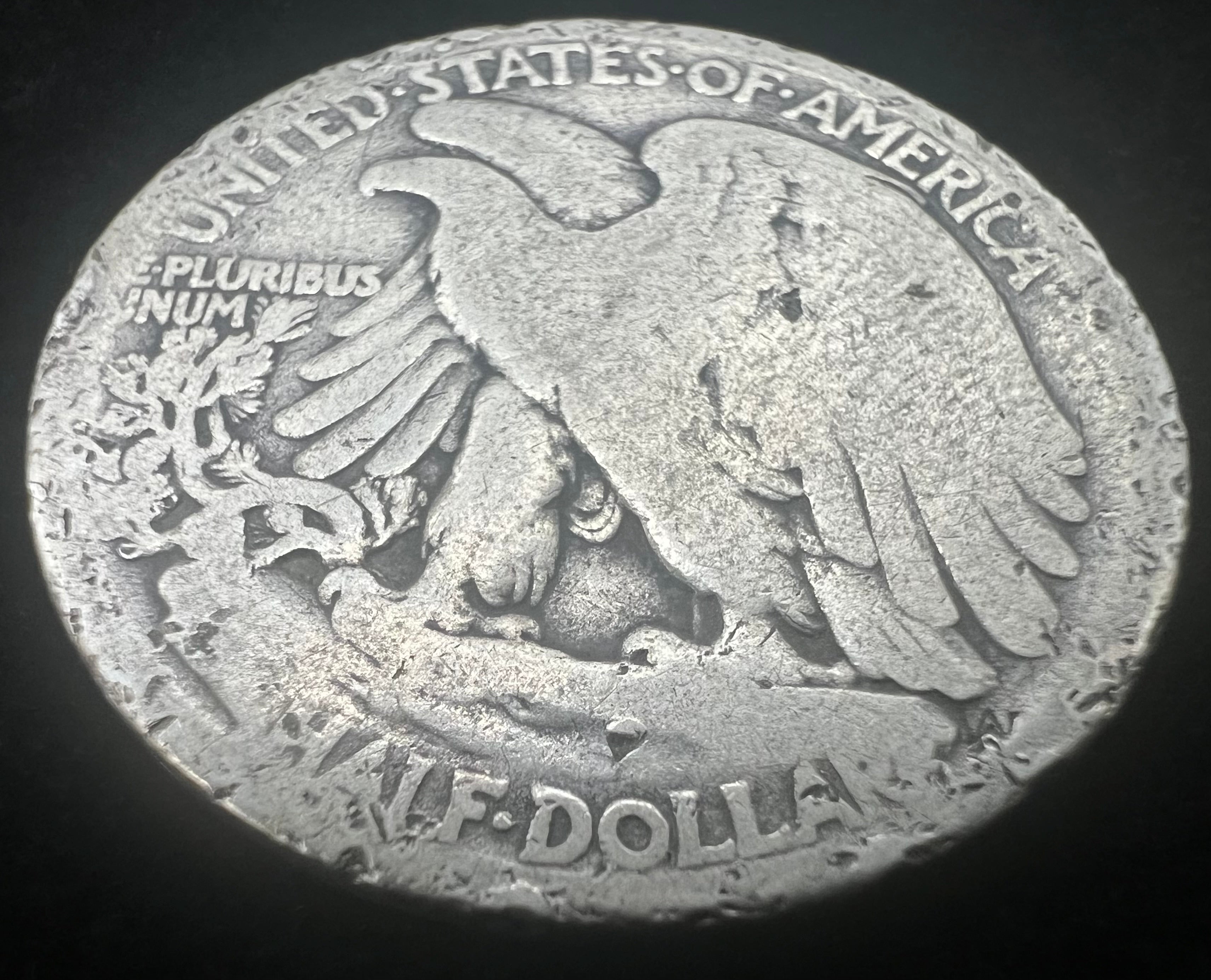 1916-S Walking Liberty Half Dollar