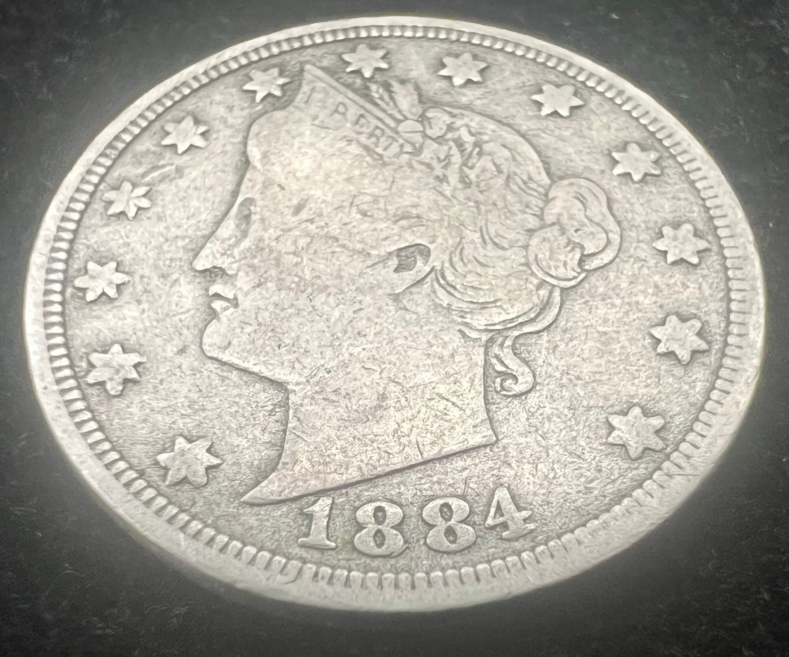 1884 V Nickel