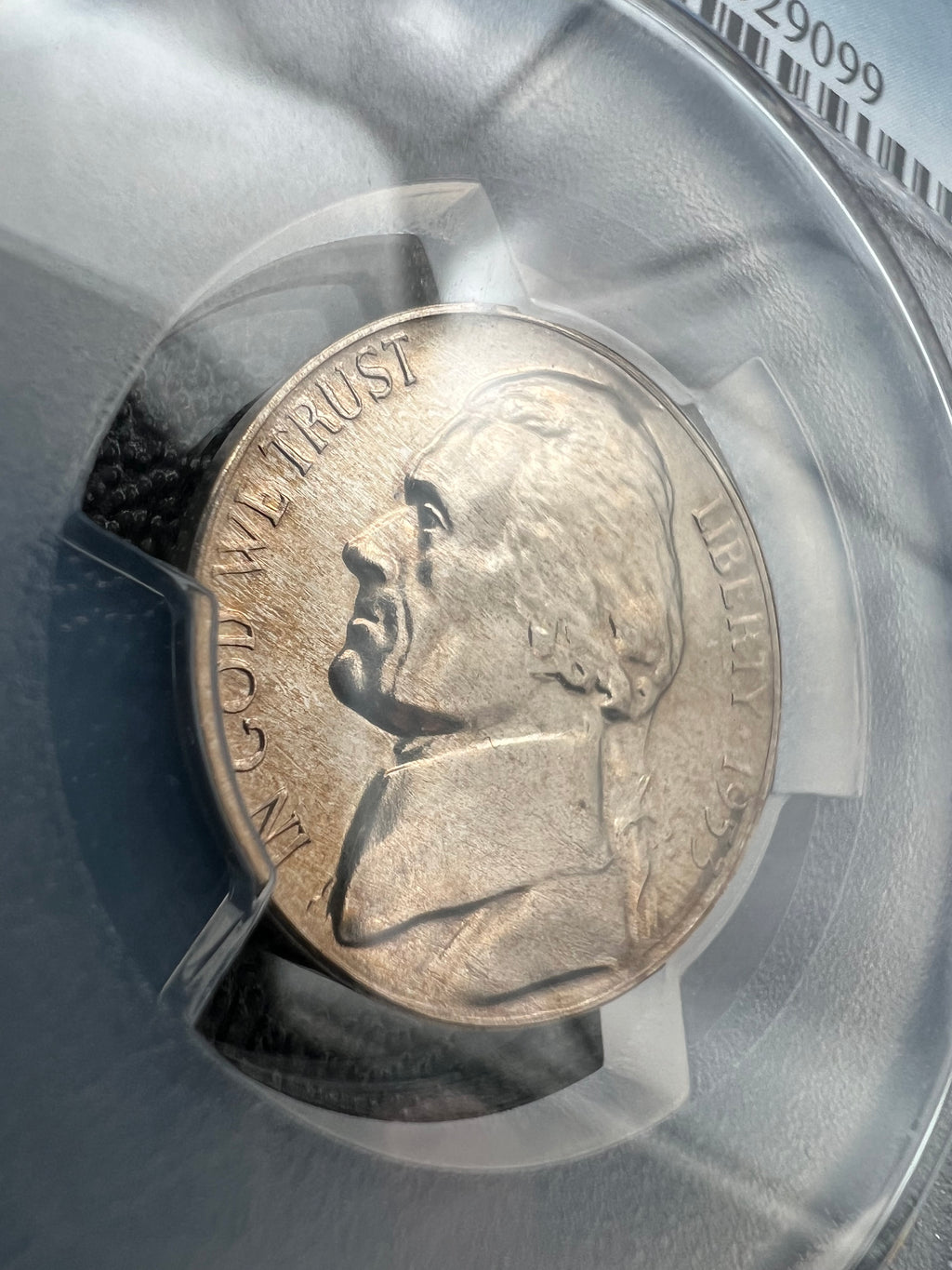 1953 PR66 Jefferson Nickel Slight Toning PCGs