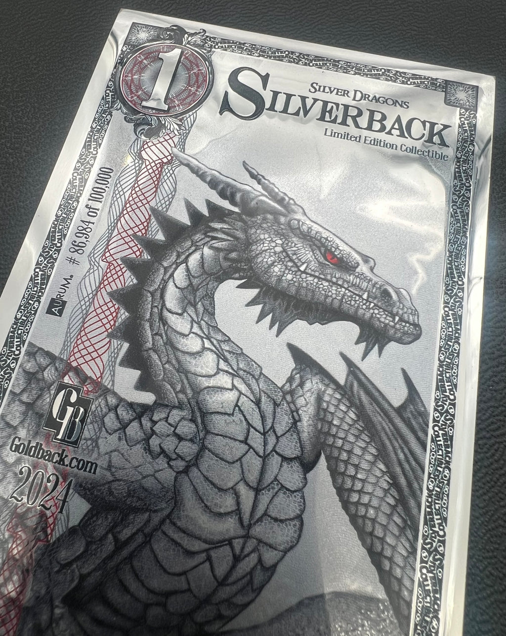 Silver Dragons Silverback Note 2024