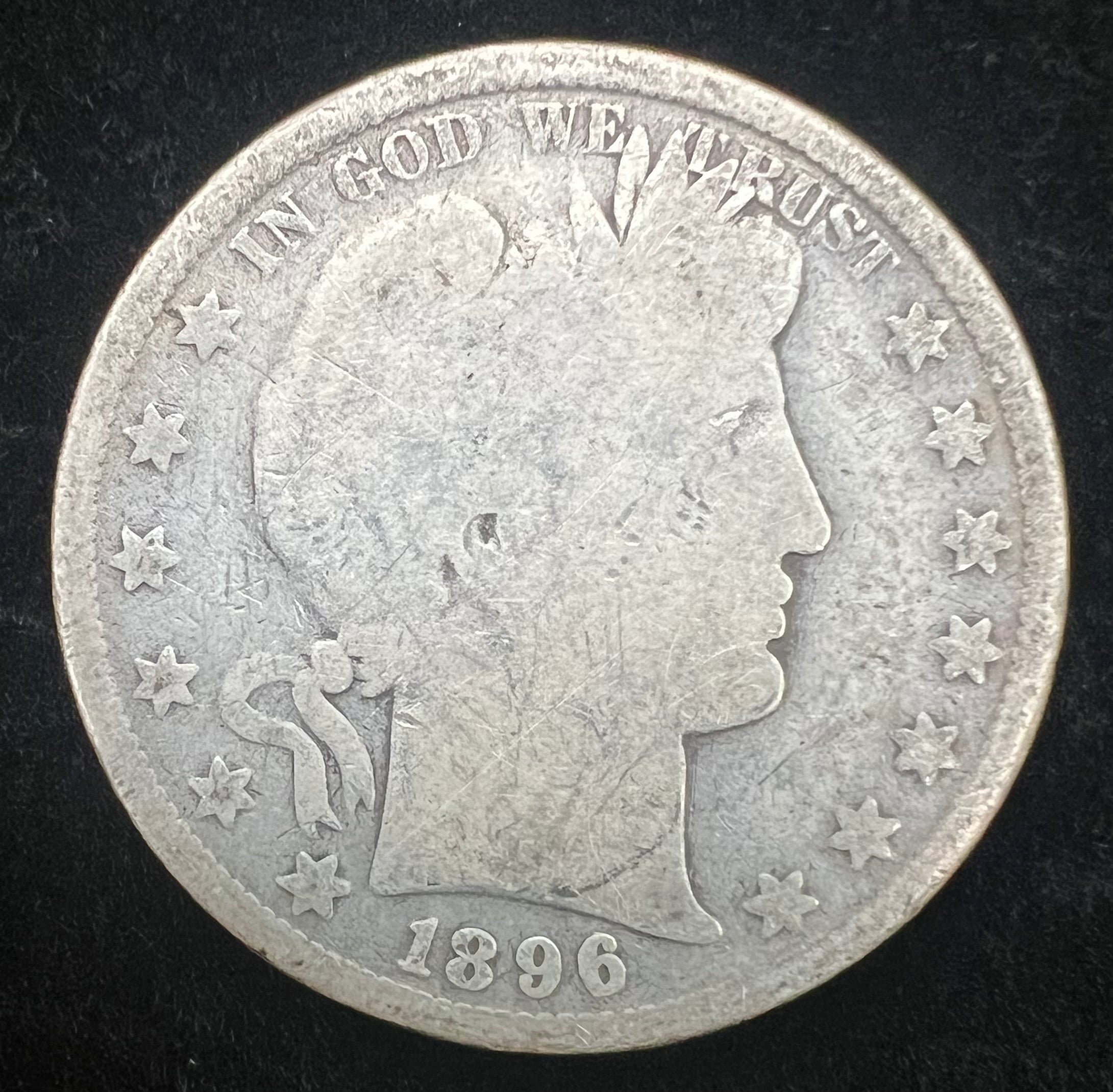 1896 Barber Half Dollar