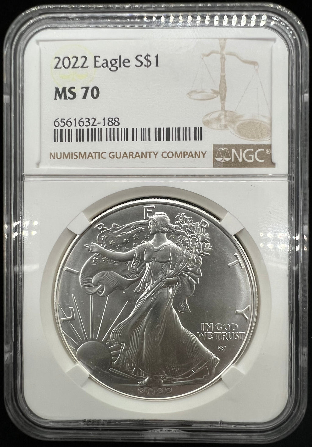 2022 MS70 American Silver Eagle NGC