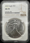 2022 MS70 American Silver Eagle NGC
