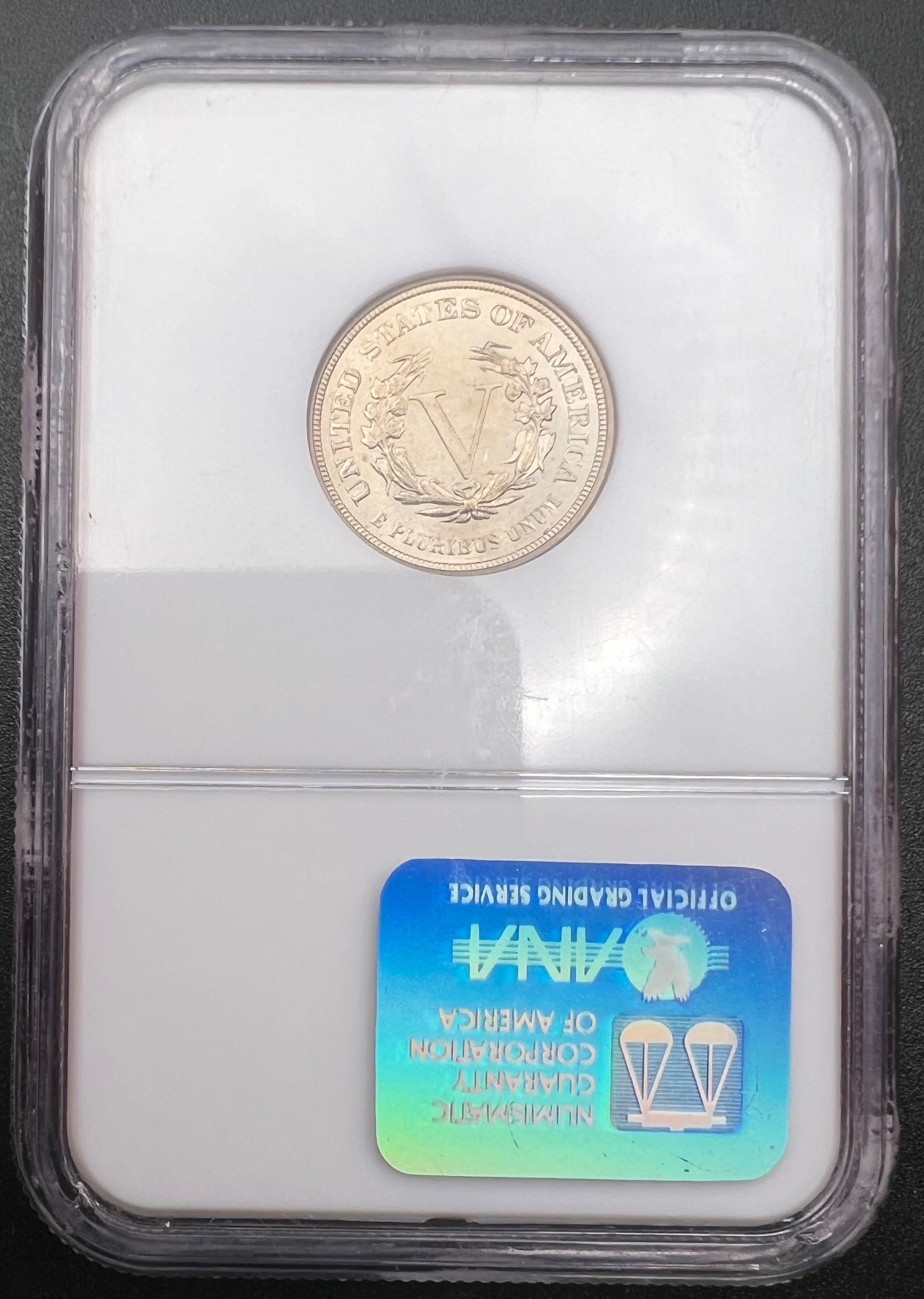 1883 MS66 No Cents V Nickel NGC