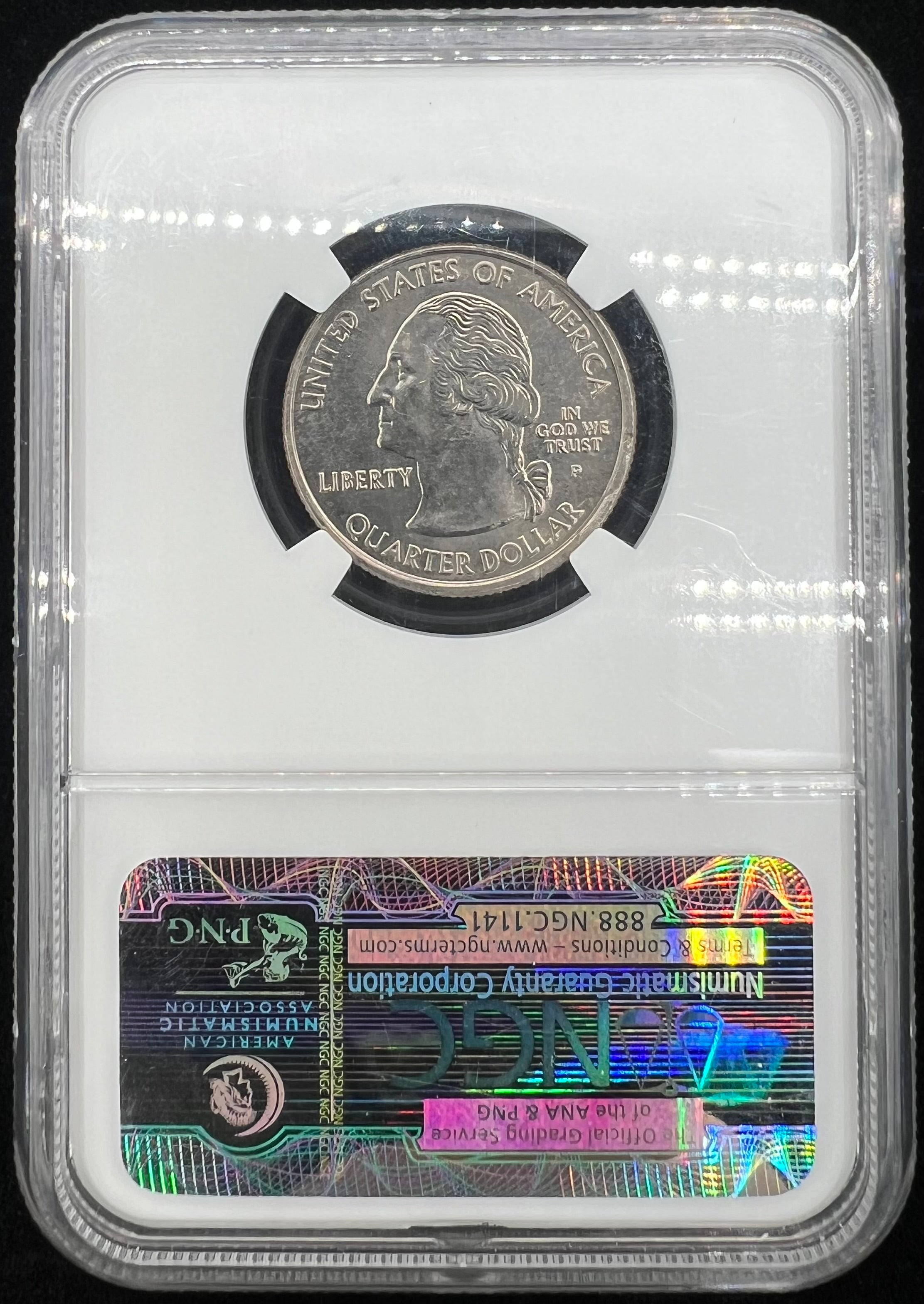 The Greene Find Mint Error MS66 2005 P West Virginia Quarter NGC