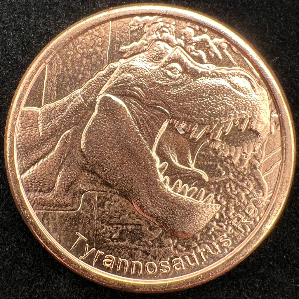 T-Rex 1oz Copper Round