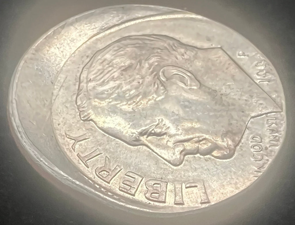 Mint Error Broadstruck Roosevelt Dime