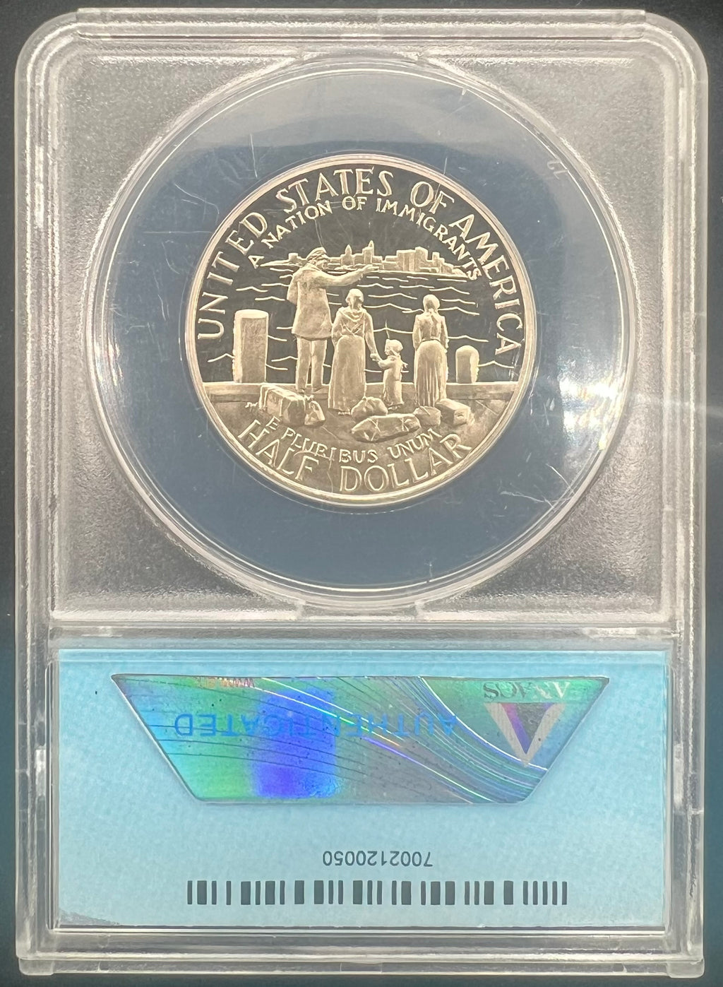 1989-S PR70 DCAM Statue Of Liberty Centennial Half Dollar ANACS