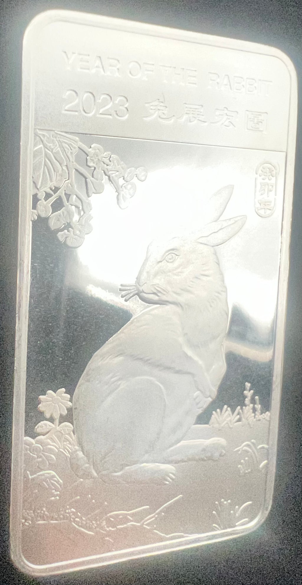 2023 Year Of The Rabbit 1/2oz Proof Silver Bar