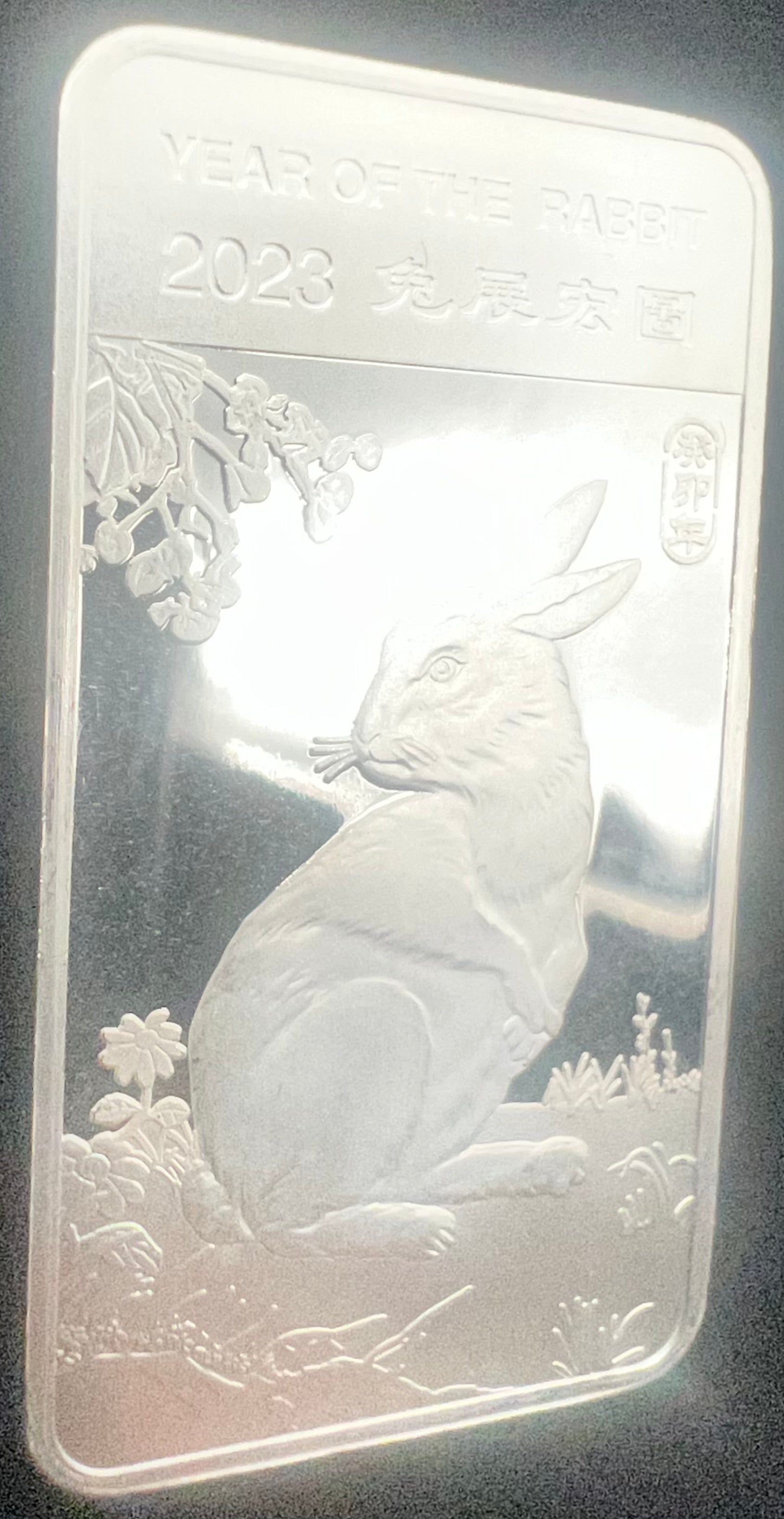 2023 Year Of The Rabbit 1/2oz Proof Silver Bar