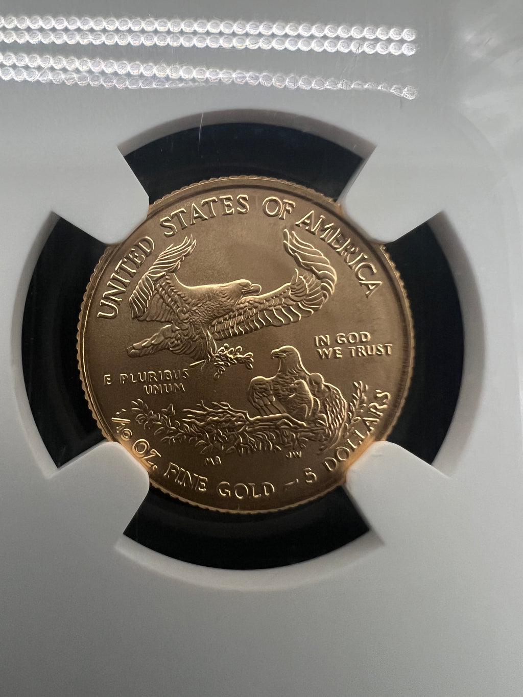 2015 1/10 American Gold Eagle MS69 NGC