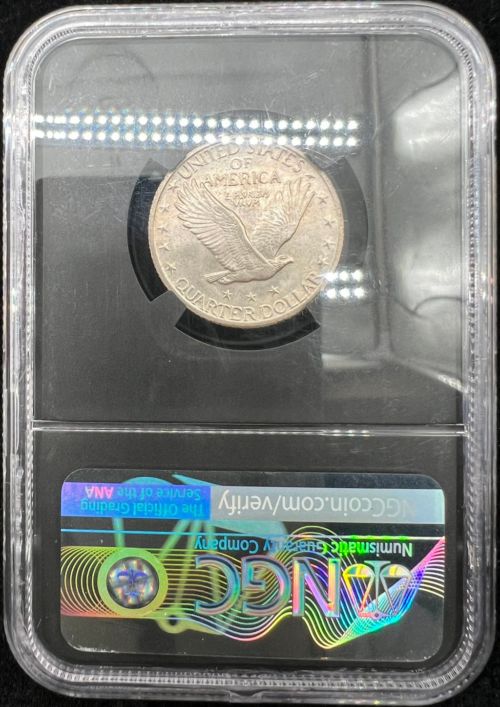 1927 MS64 FH Standing Liberty Quarter NGC Black Core