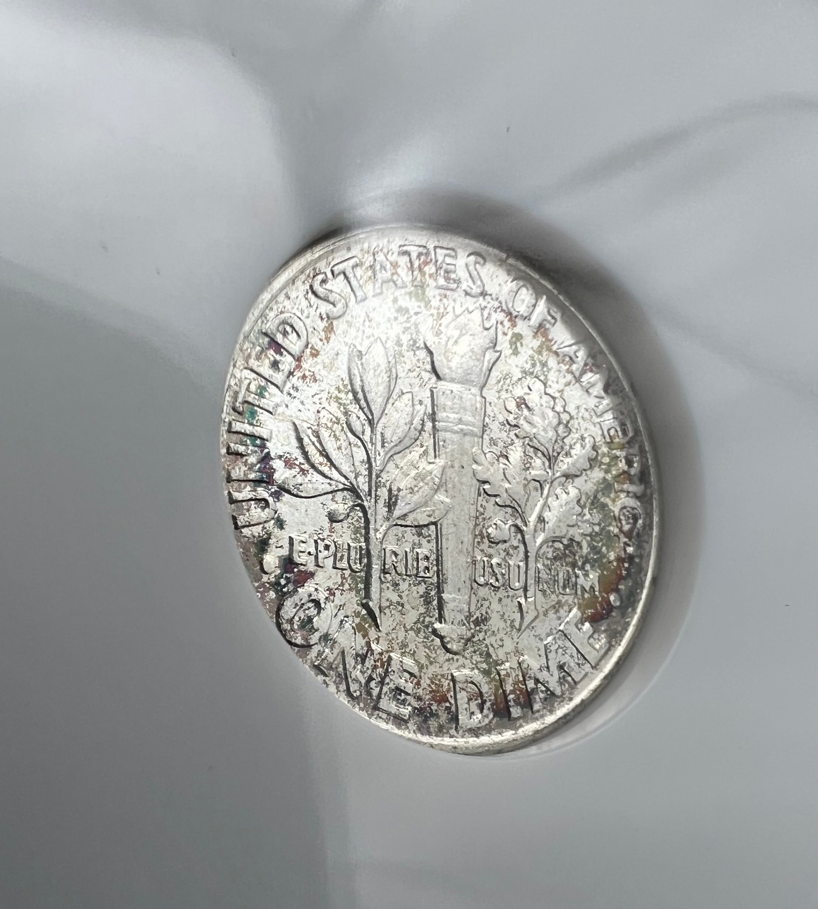 1962 NGC Fatty Sample Slab Slight Toning