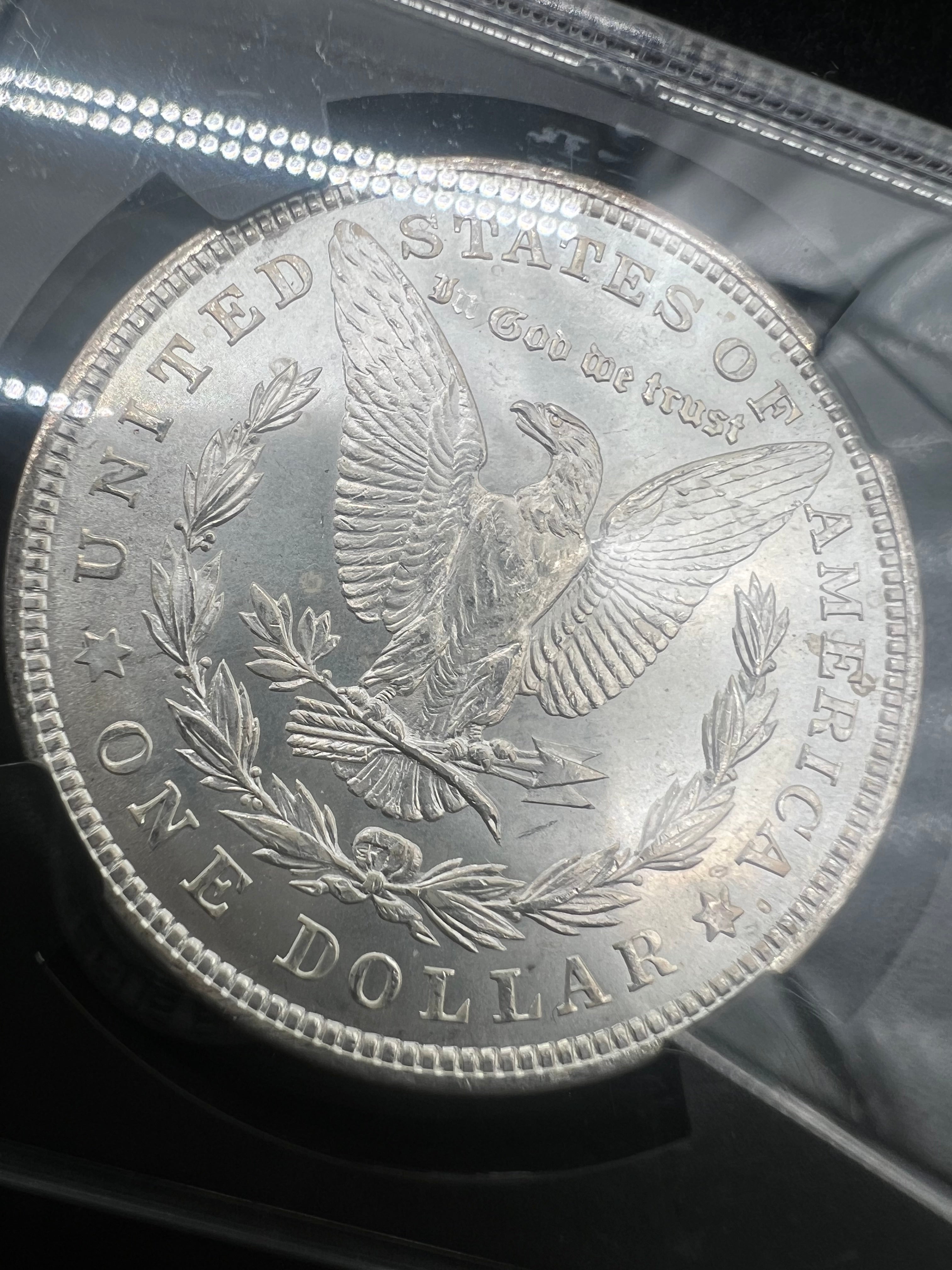 1921 MS66 Morgan NGC Black Core
