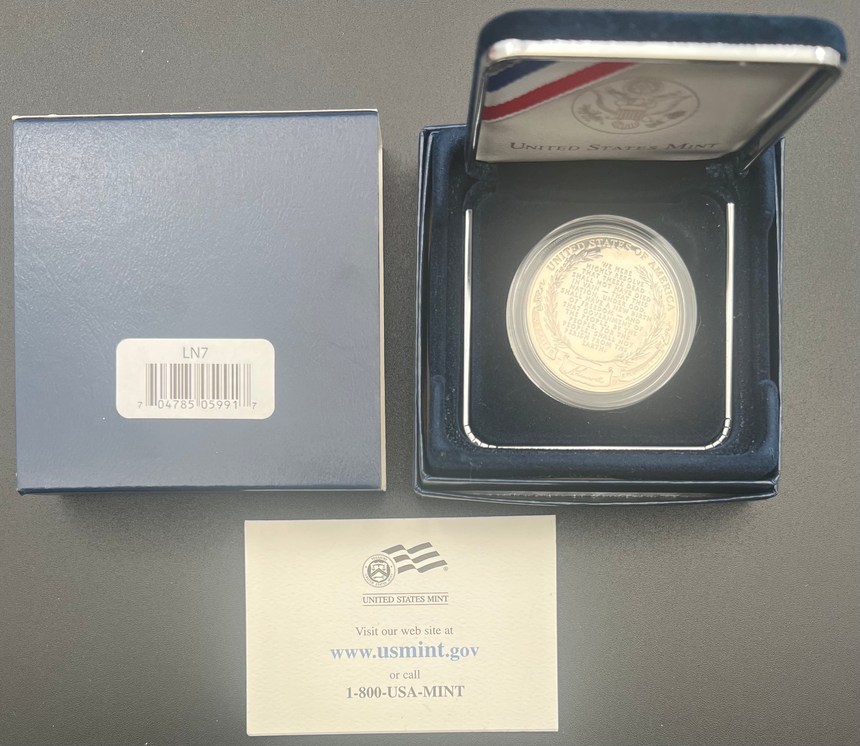 2009 Abraham Lincoln Proof 90% Silver Dollar