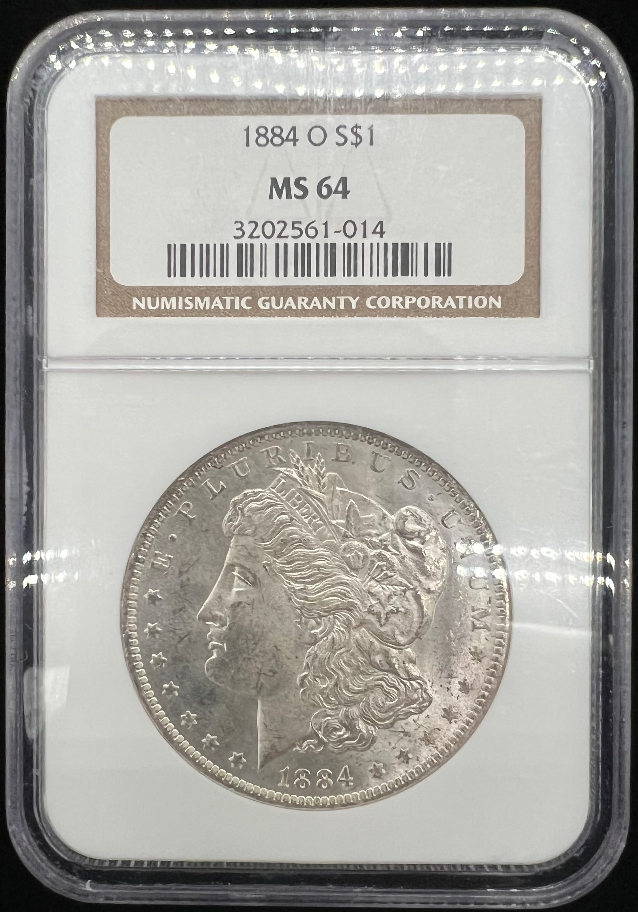 1884-O MS64 Morgan Silver Dollar NGC