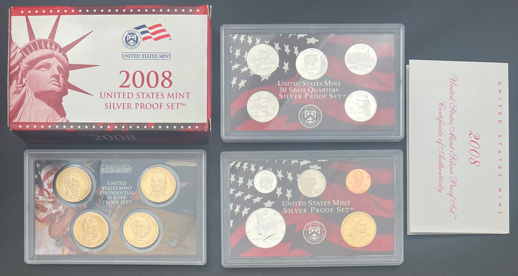 2008-S 90% Silver US Mint Proof Set