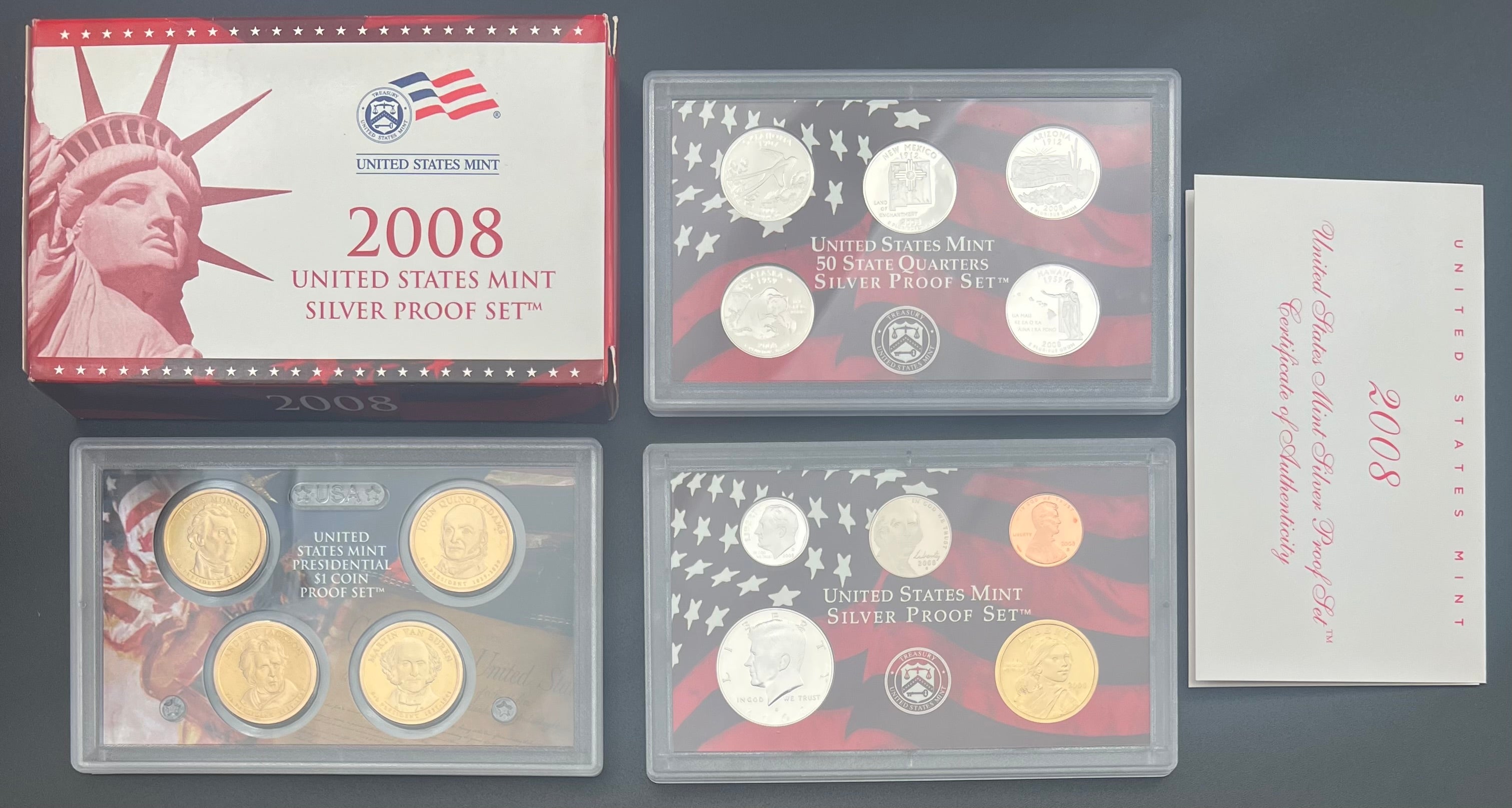 2008-S 90% Silver US Mint Proof Set