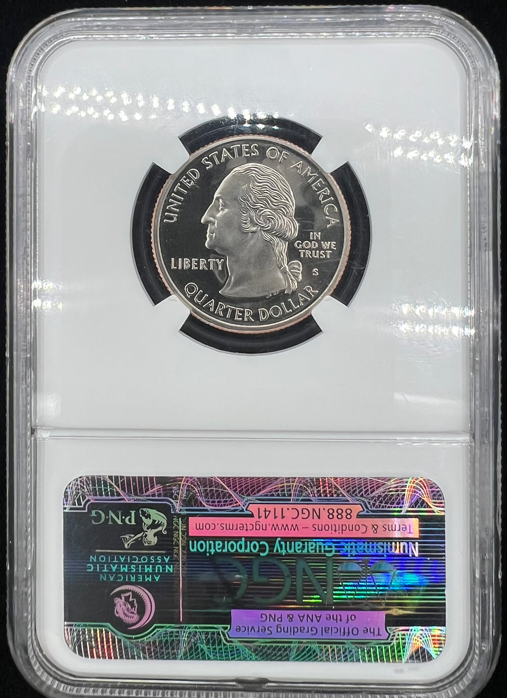 1999-S PR70 Ultra Cameo Connecticut Clad Quarter NGC
