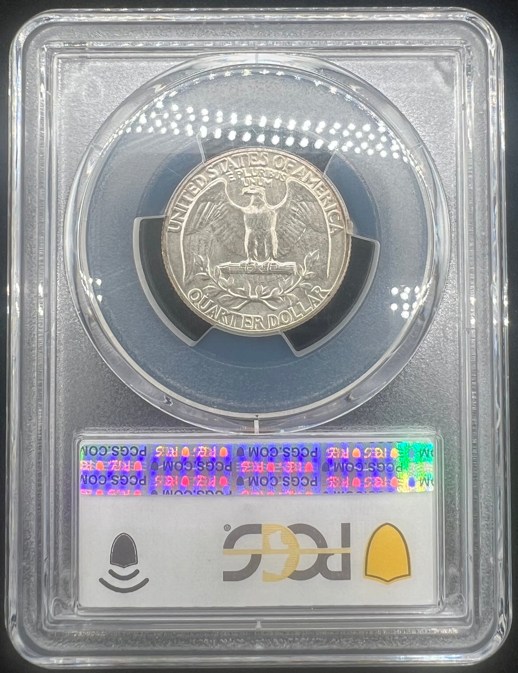1945 MS65 Washington Quarter PCGS Toning