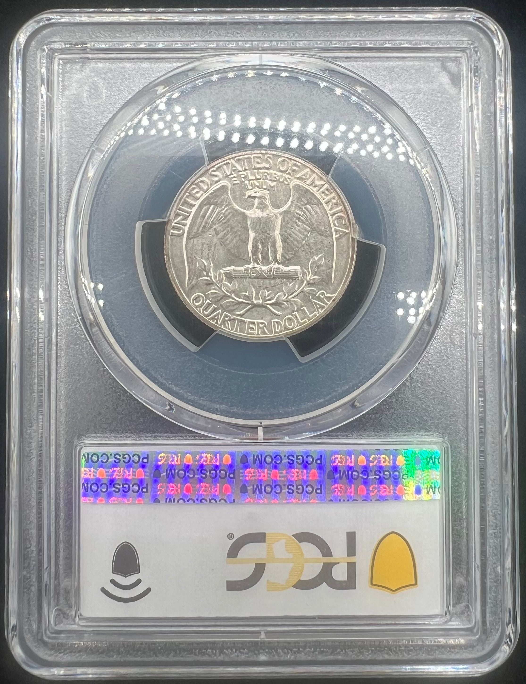 1945 MS65 Washington Quarter PCGS Toning