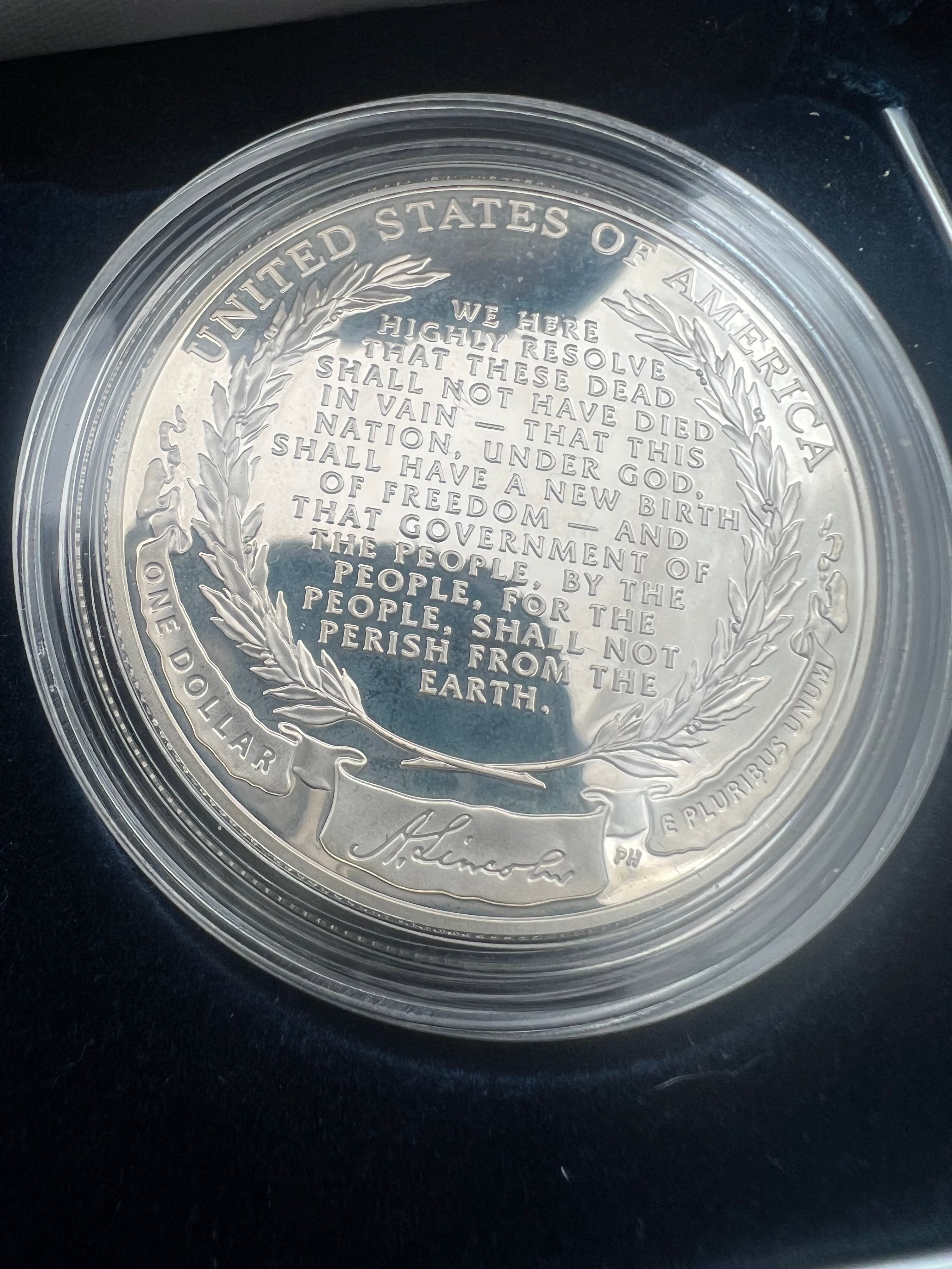2009 Abraham Lincoln Proof 90% Silver Dollar