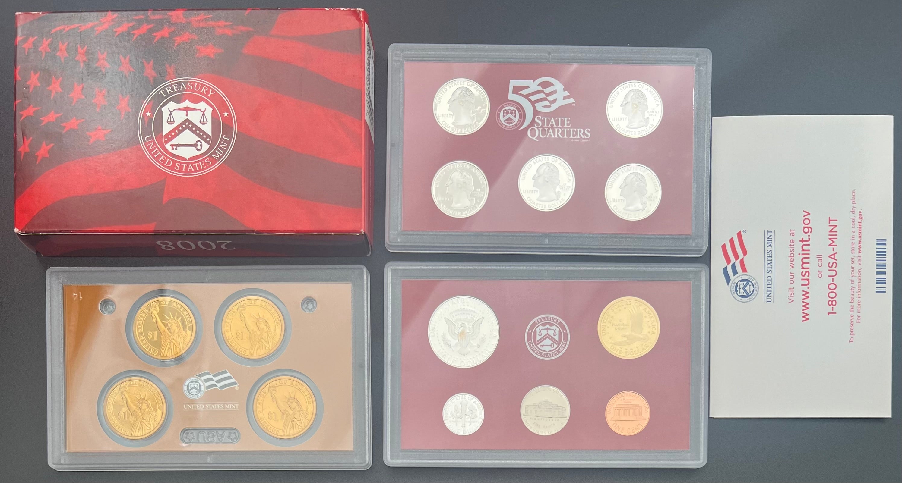 2008-S 90% Silver US Mint Proof Set