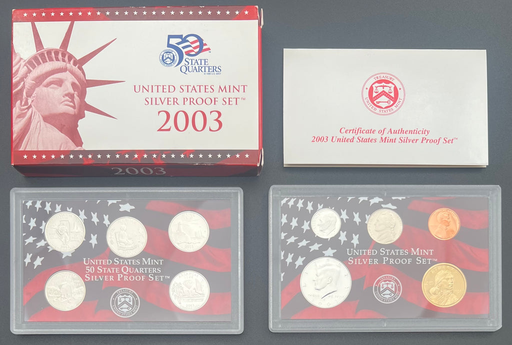 2003-S 90% Silver US Mint Silver Proof Set (2 AVAILABLE)