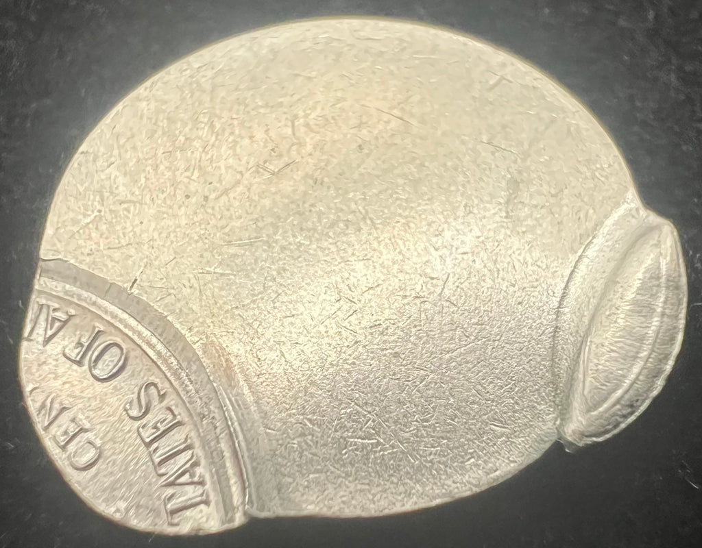 Mint Error Double Struck Off Center Jefferson Nickel Saddle Struck
