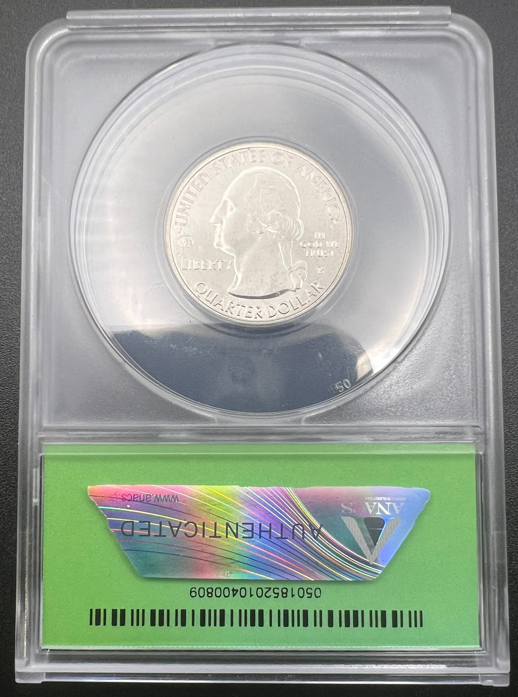 2020-W MS67 American Samoa V75 Westpoint Quarter ANACS Early Discovery