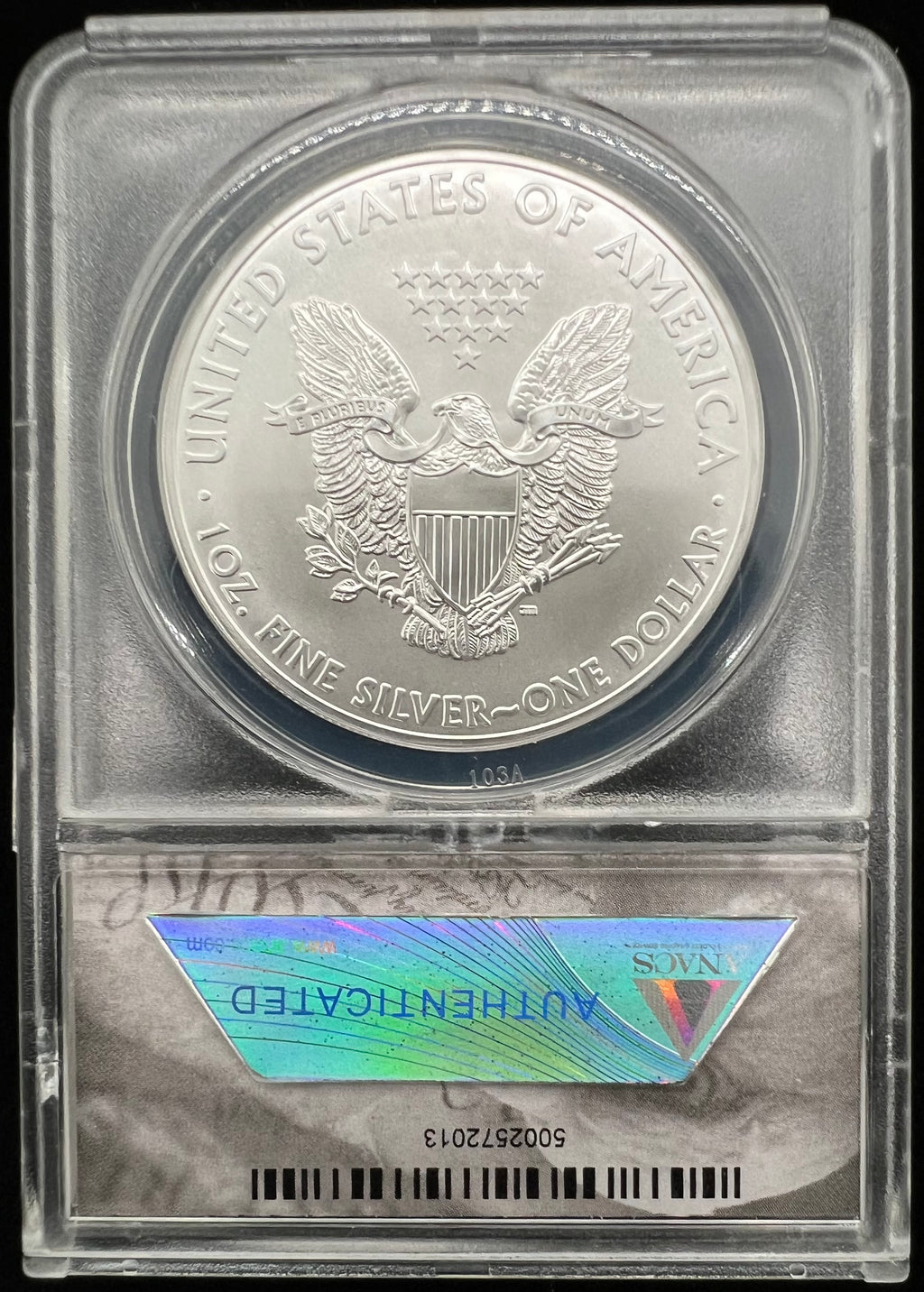 2011-S MS70 American Silver Eagle ANACS