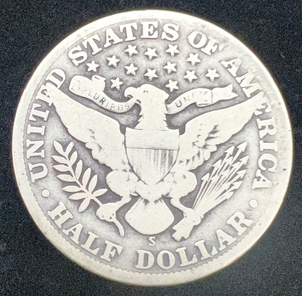 1913-S Barber Half Dollar