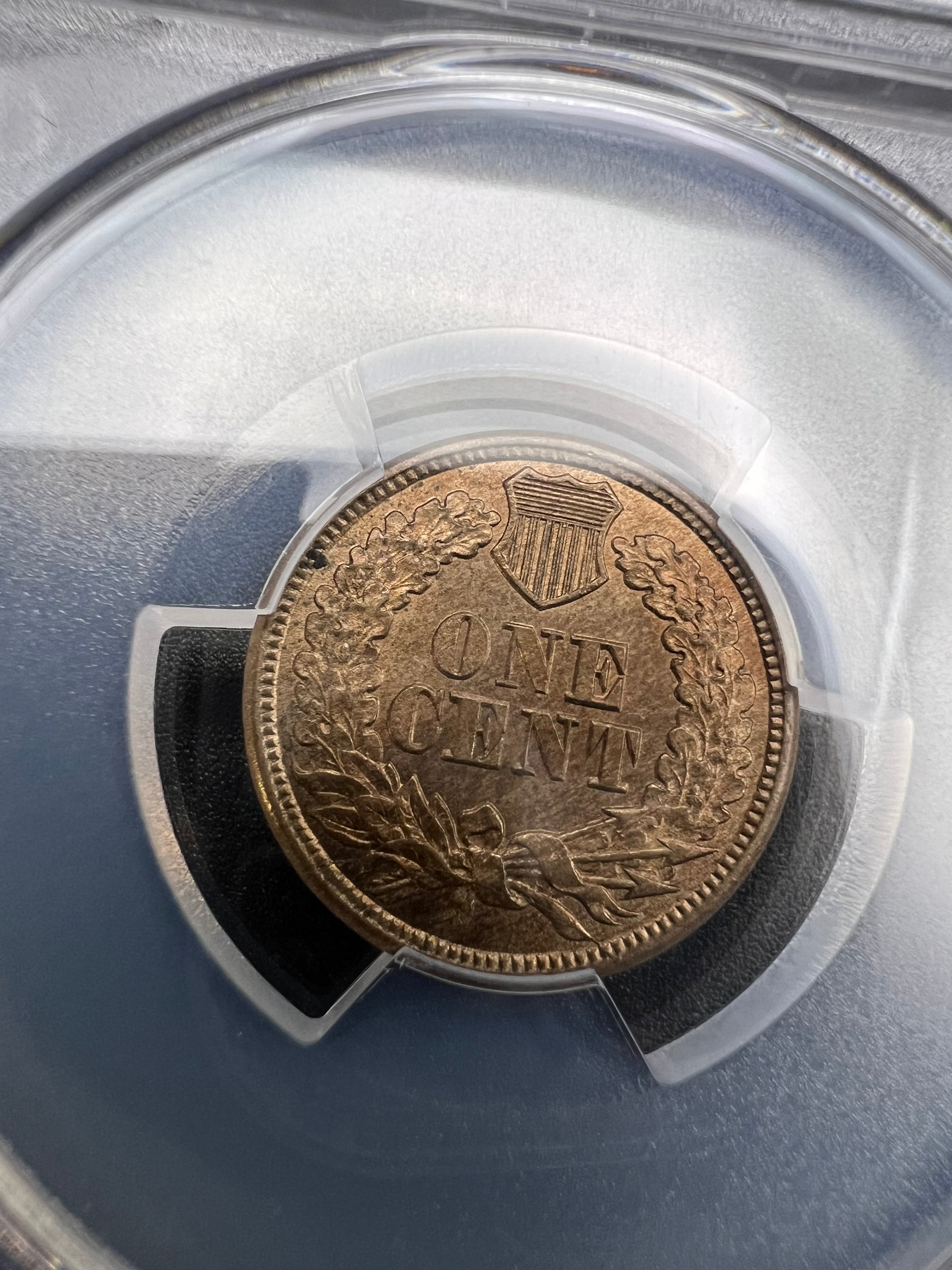 1862 MS64 Indian Head Cent PCGS