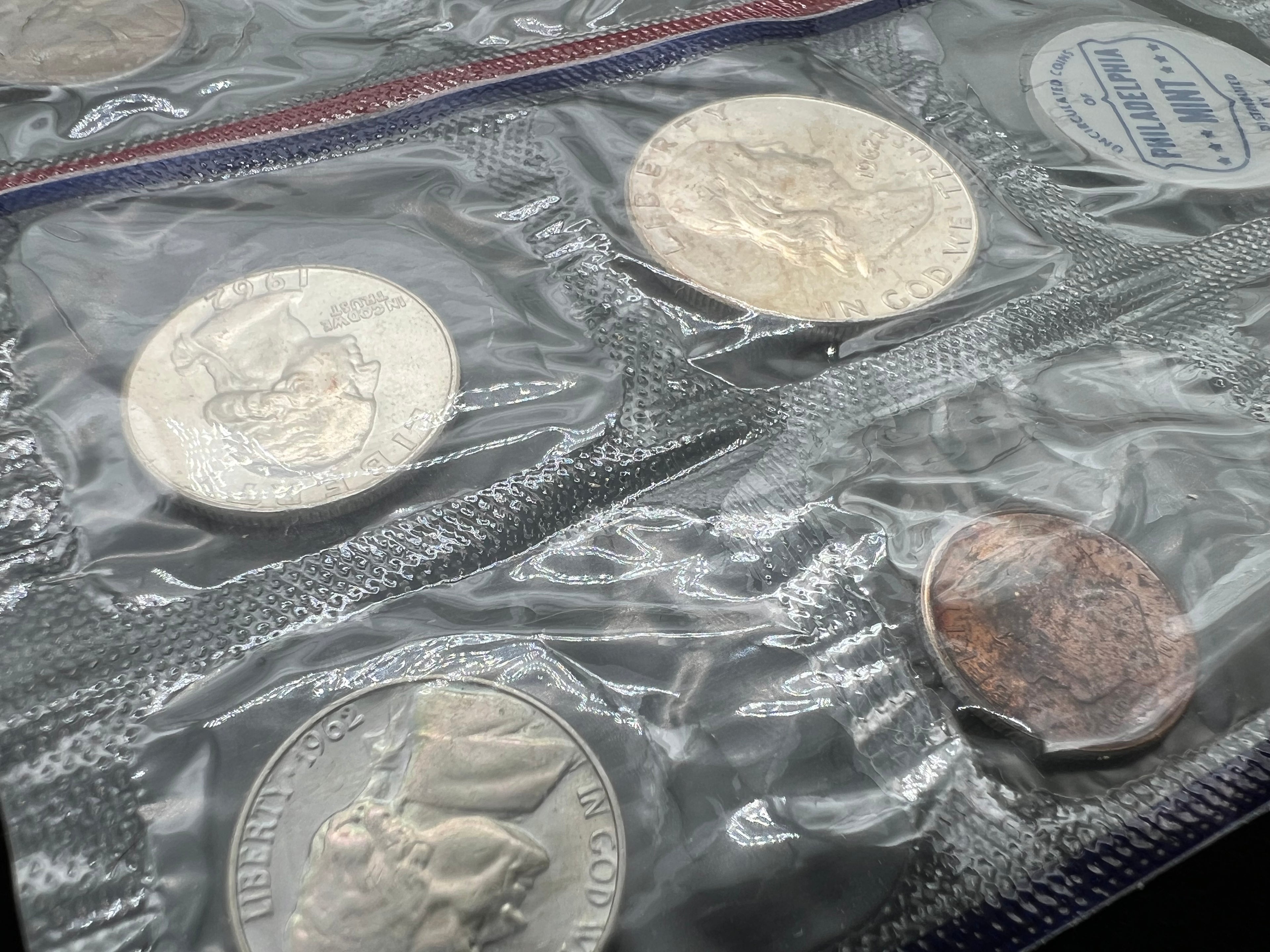 1962 Uncirculated Set P&D 90% Silver