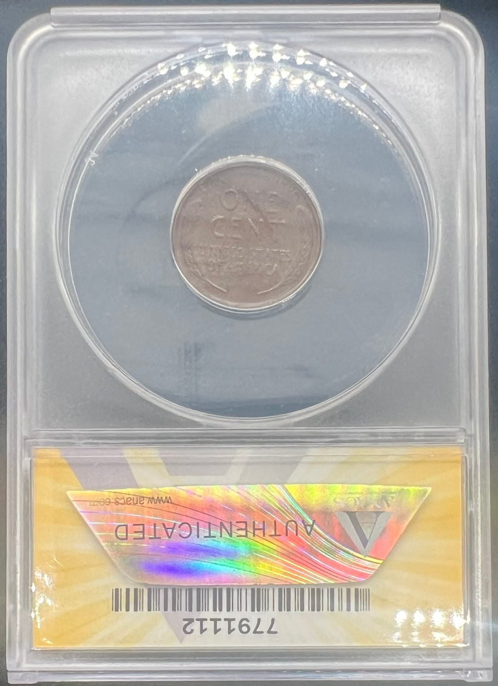 1924-D AU50 Lincoln Wheat Cent ANACS