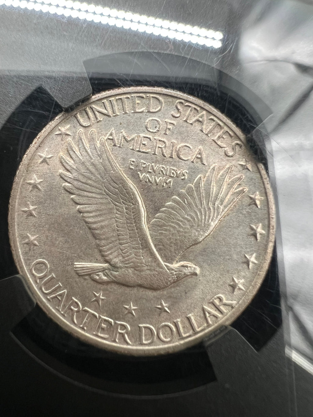 1927 MS64 FH Standing Liberty Quarter NGC Black Core