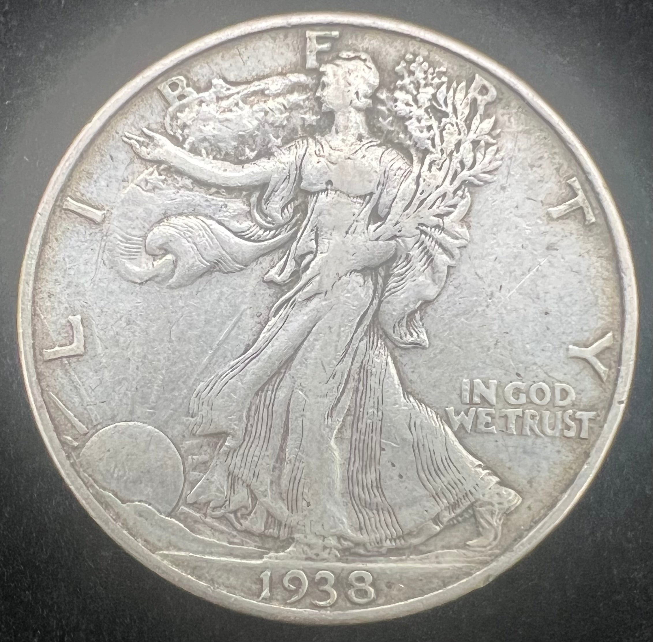 1938-D Walking Liberty Half Dollar