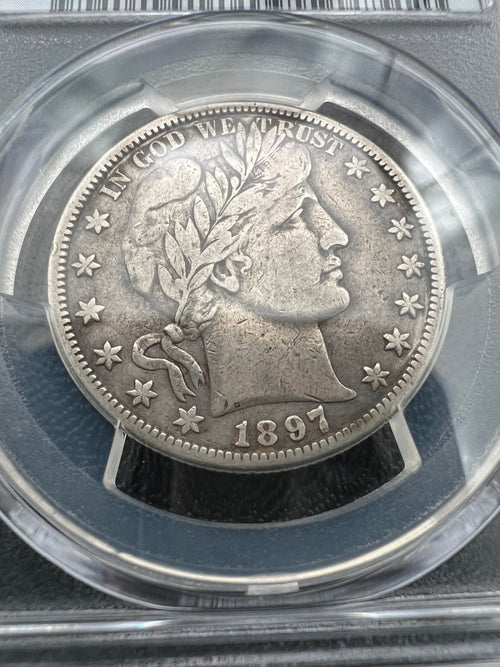 1897-O Barber Half Dollar VF Details PCGS