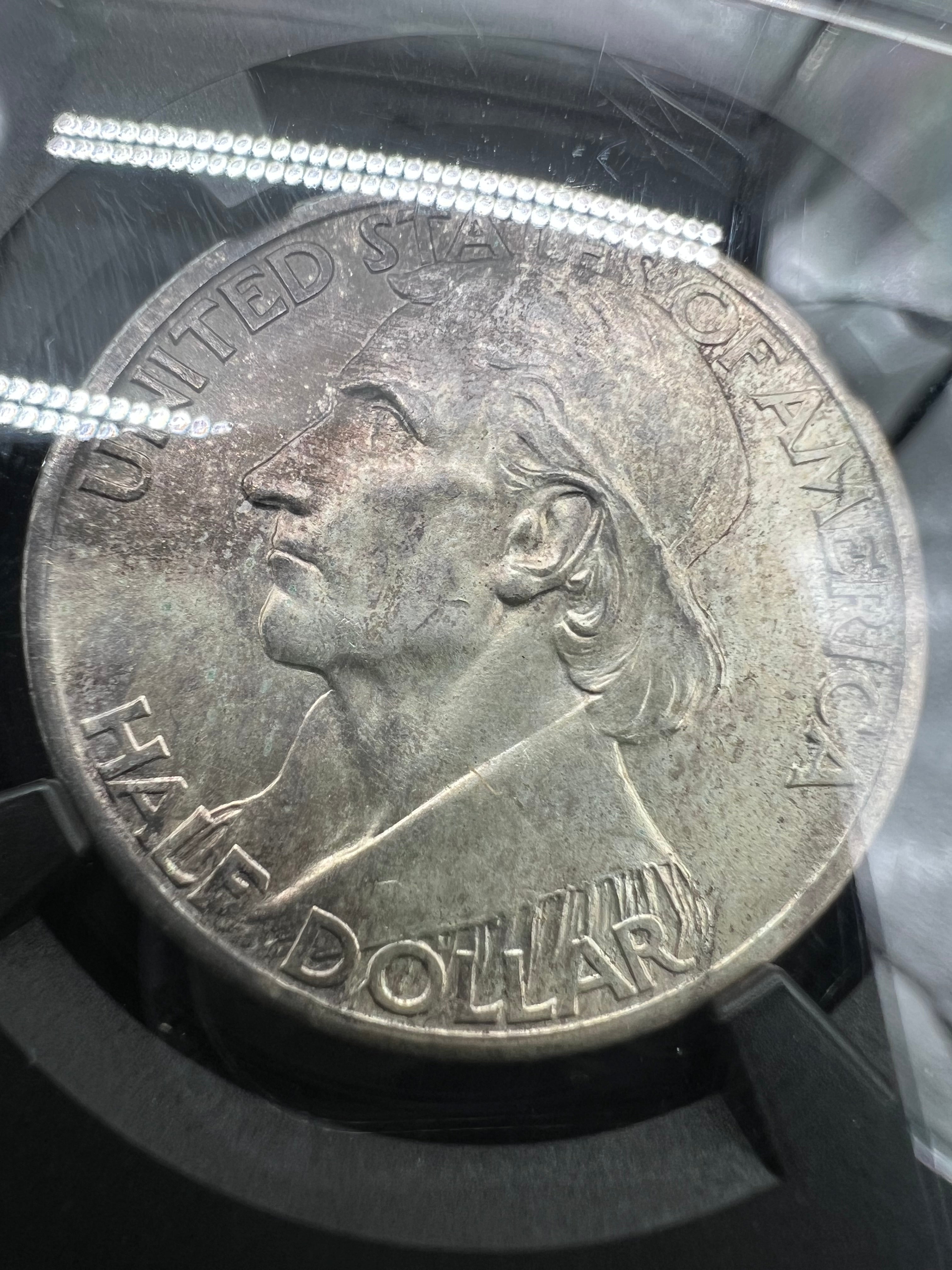 1936-S MS66 Boone Commemorative Half Dollar NGC Black Core